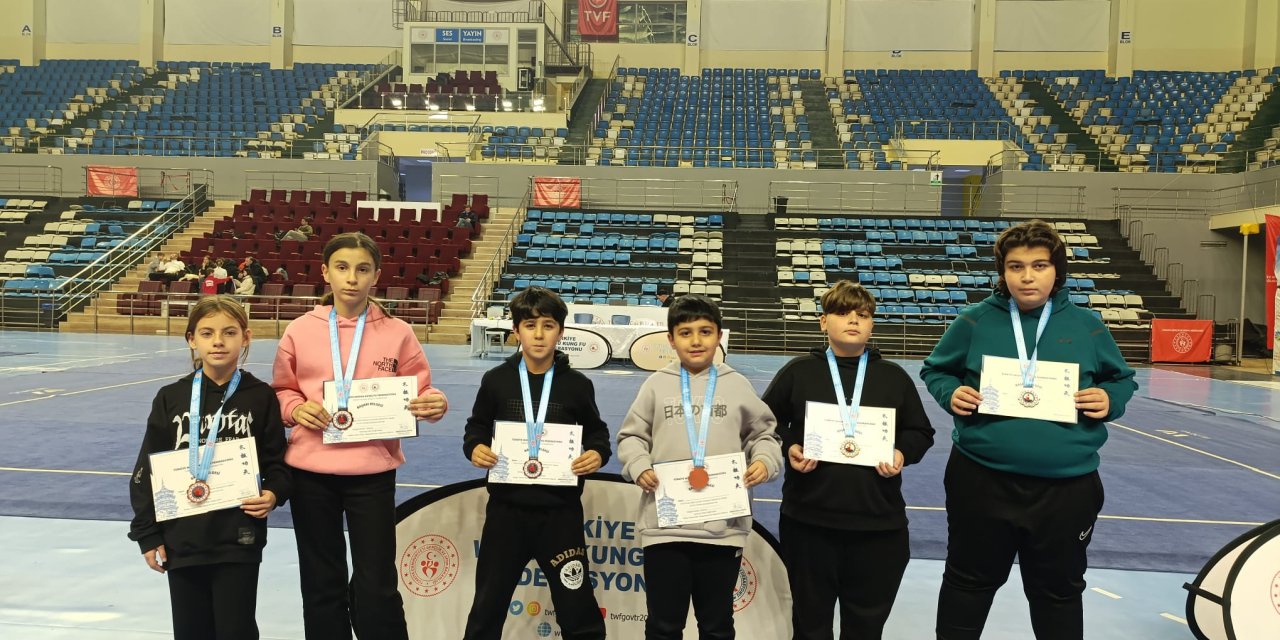 Kartepeli Wushu sporcularından Türkiye Şampiyonasında madalya yağmuru