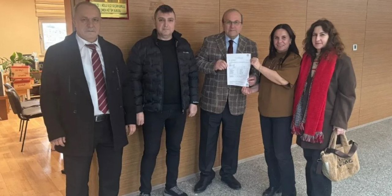 Necati Kaya mazbatasını aldı