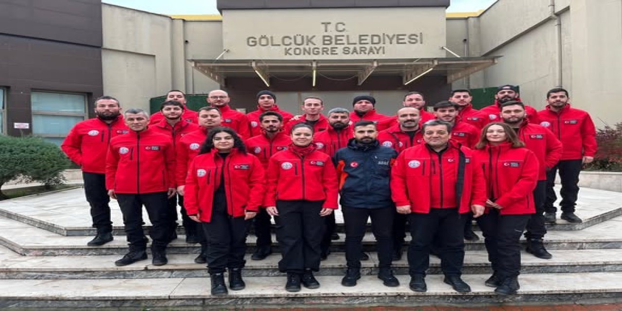 GÖLCÜK BELEDİYESİ    Arama Kurtarma Ekibi Eğitimlere Başladı