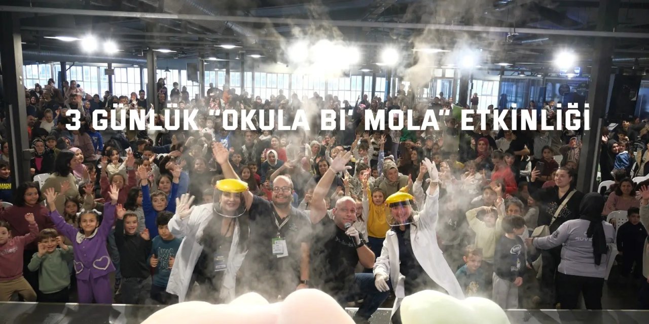 Çocuklar yorgunluklarını “Okula Bi’ Mola”da atıyor