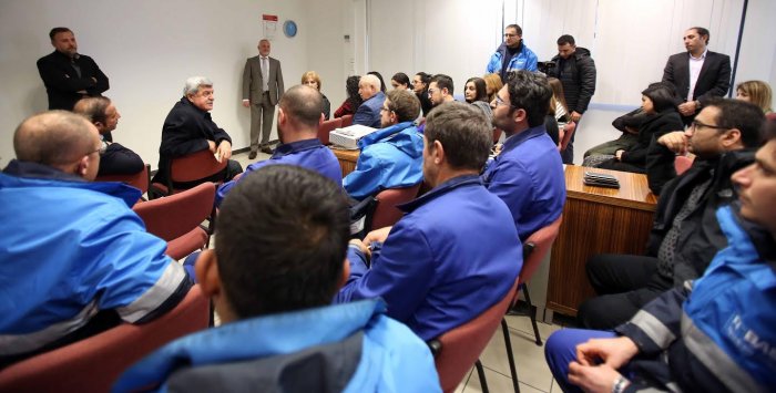 Karaosmanoğlu, Dilovası BASF çalışanlarıyla buluştu