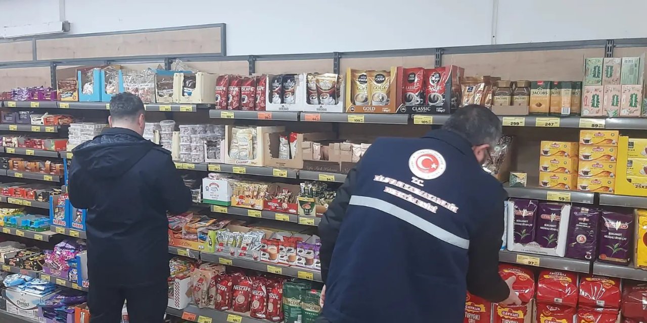 Dilovası'nda Market ve  Depolara Sıkı Denetim