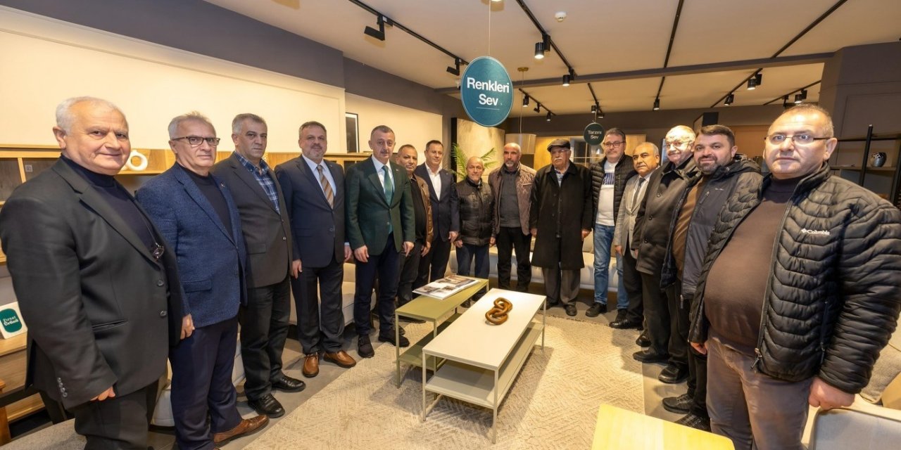 Büyükakın'dan esnaf ziyareti