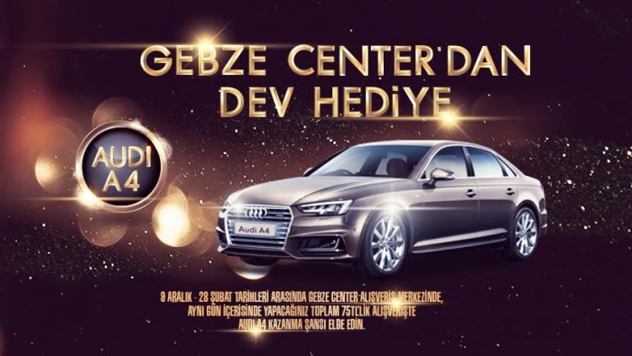 Gebze Center’dan Ziyaretçilerine büyük hediye