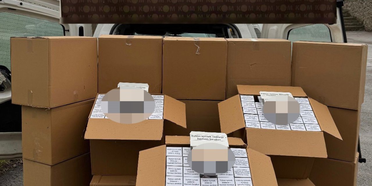 TEM Otoyolu'nda 300 bin adet makaron ele geçirildi