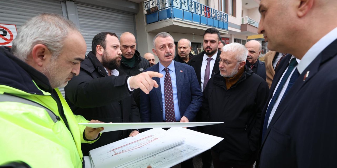 Büyükakın, yerinde inceledi