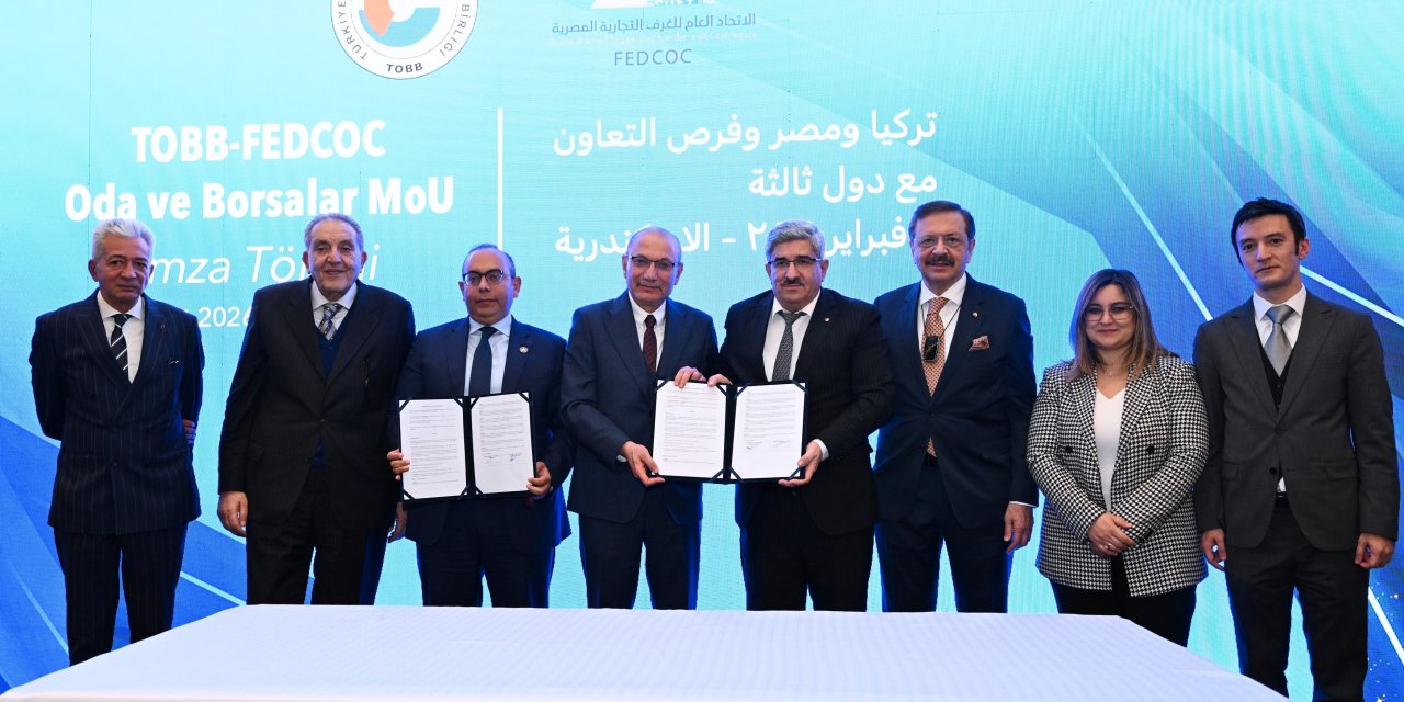 KOTO Başkanı Bulut, Mısır’da  İş Birliği Protokolüne imza attı