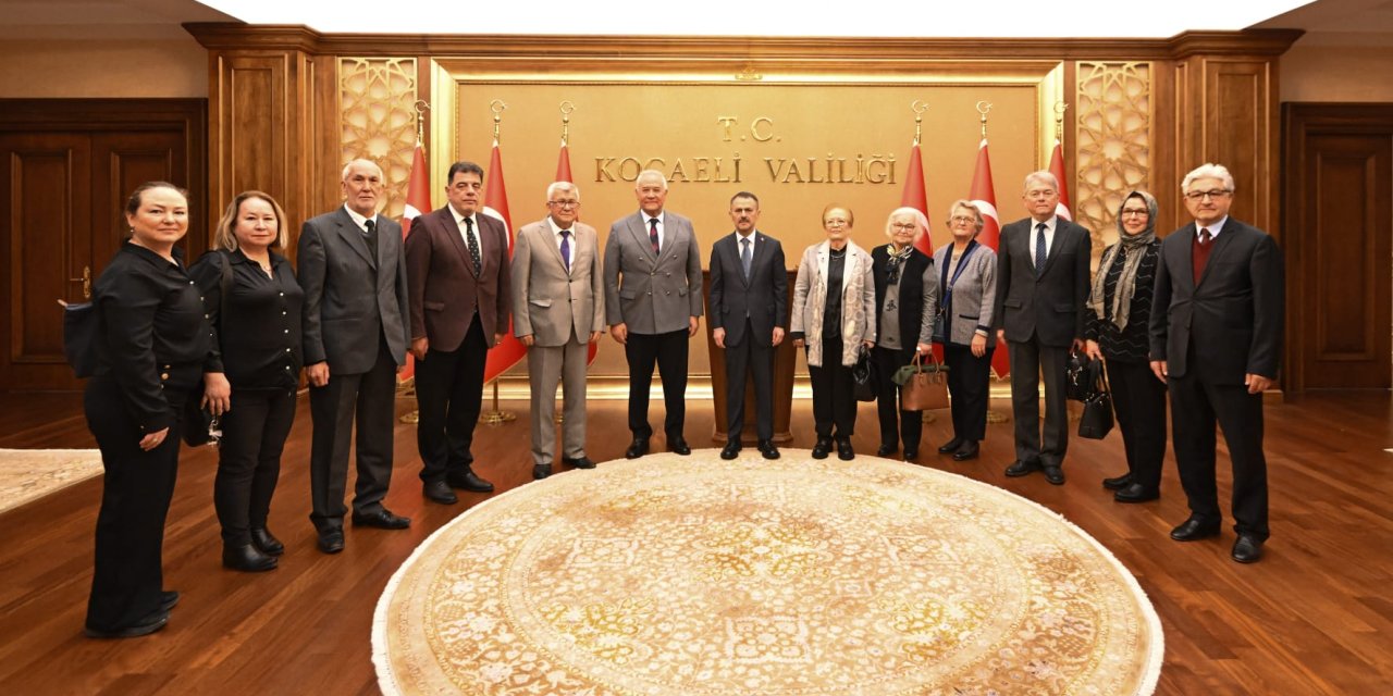 Kocaeli Kırım Tatar Derneğinden Vali Aktaş'a Ziyaret