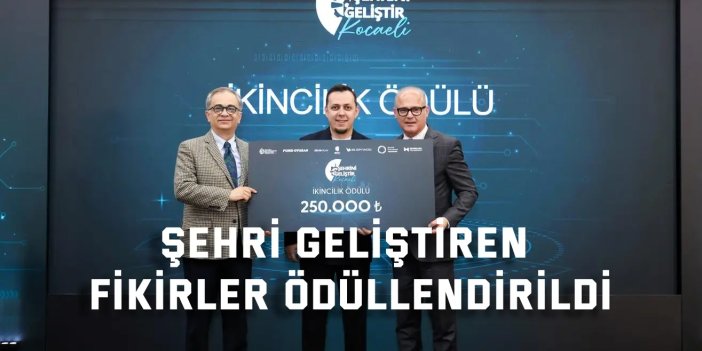 Kocaeli için yenilikçi projeler ödüllendirildi