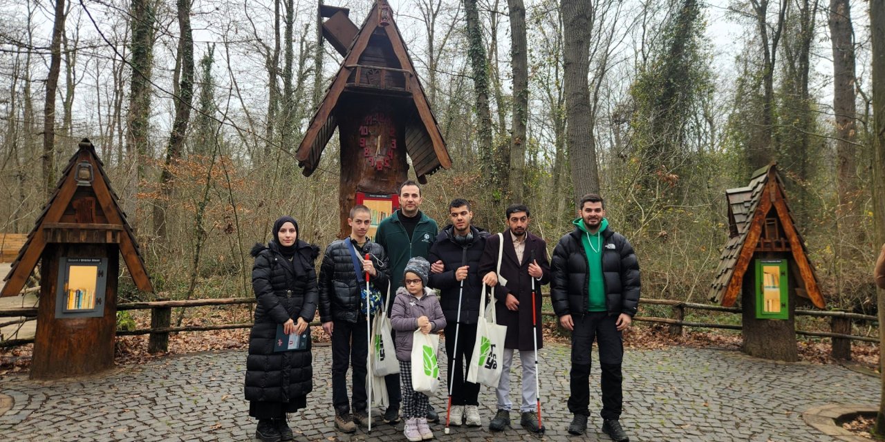 Ormanya Orman Kütüphanesi’nde “engelsiz iletişim”