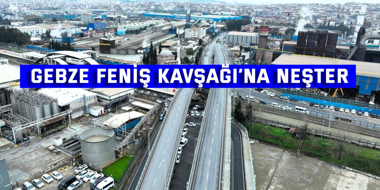 Gebze Feniş Kavşağı’nda trafik rahat ve akıcı