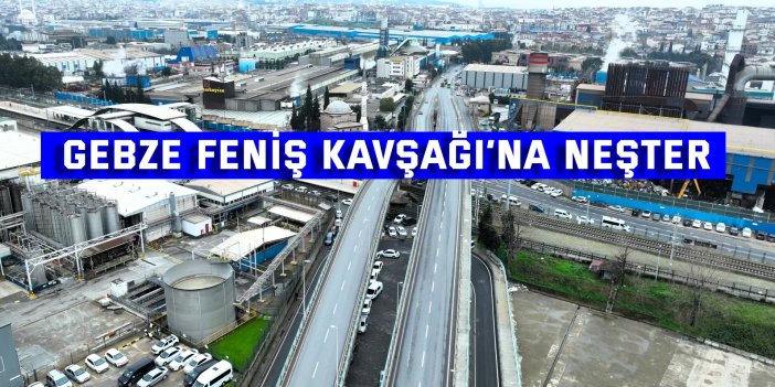 Gebze Feniş Kavşağı’nda trafik rahat ve akıcı