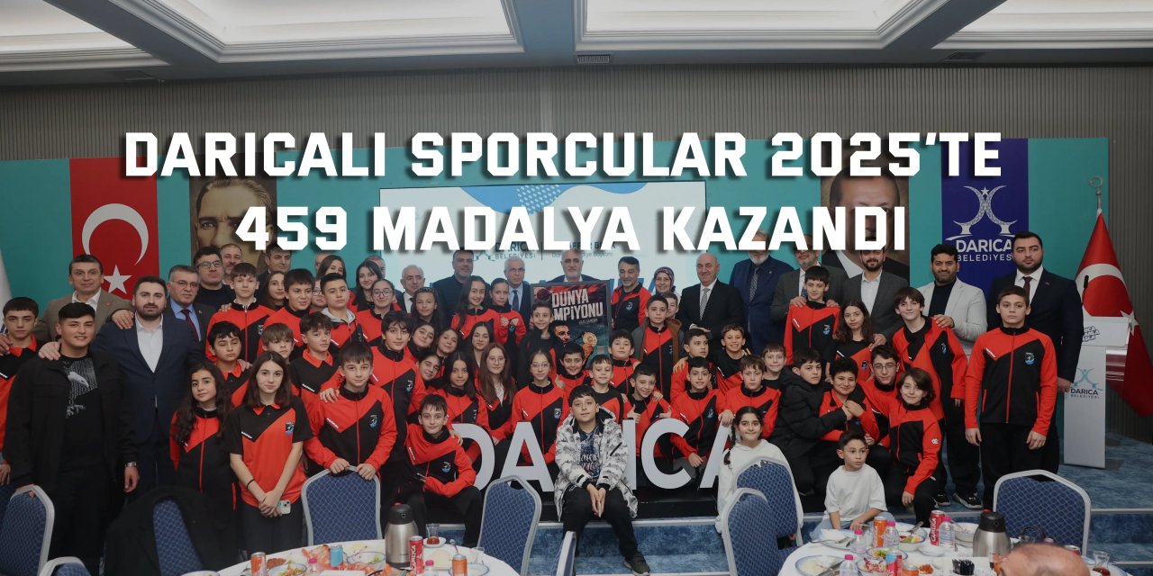 Darıcalı sporcular 2025’te 459 madalya kazandı