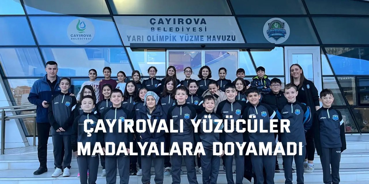 Çayırovalı yüzücüler, madalyalara doyamadı