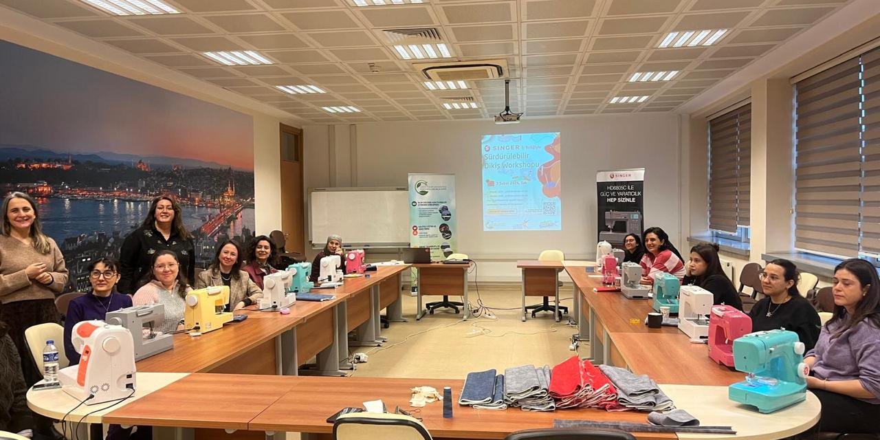Singer İş Birliğiyle Sürdürülebilir  Dikiş Workshopu Gerçekleştirildi