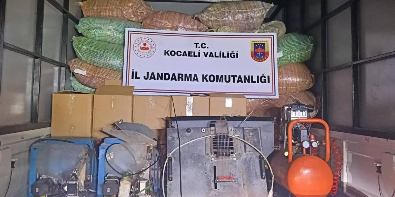1 milyon 550 bin liralık ürün ele geçirildi