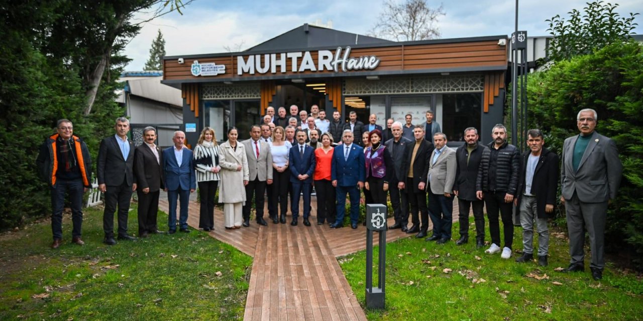 Vali Aktaş, İzmit Muhtarlarıyla bir araya geldi