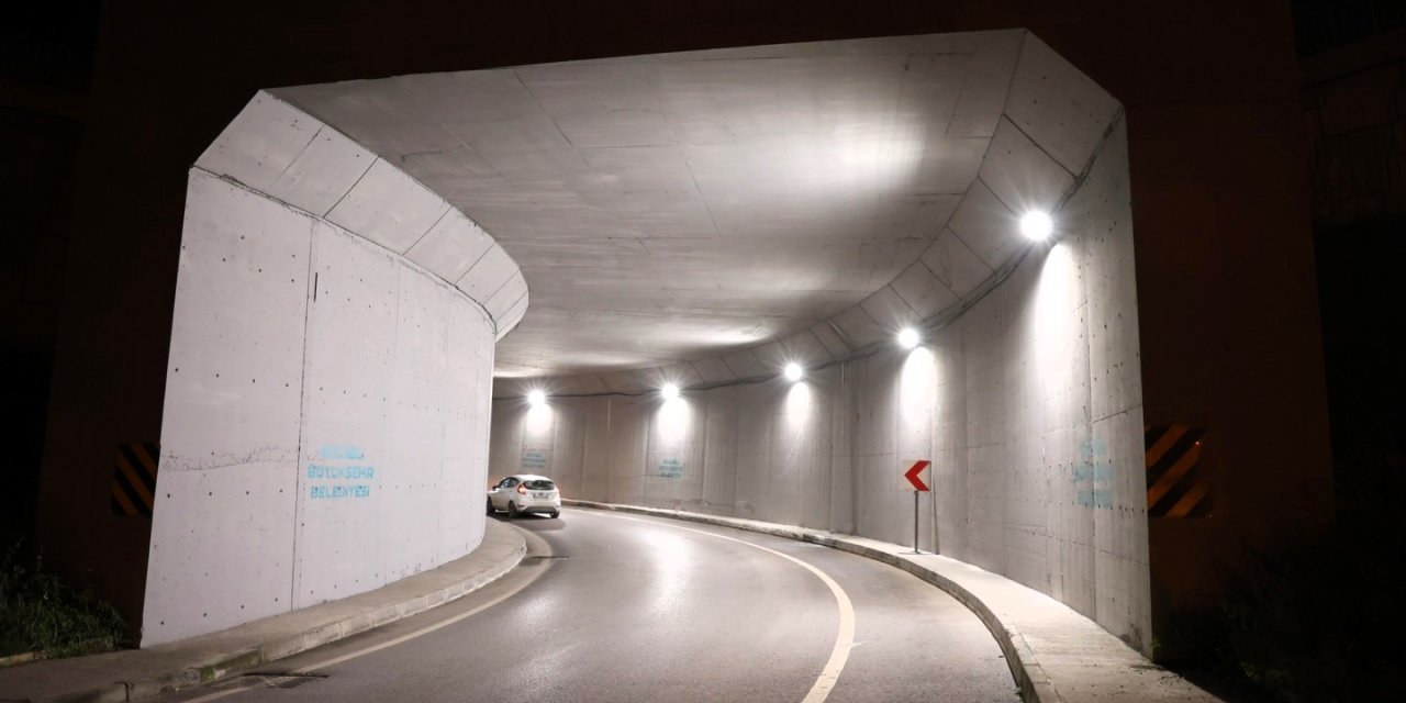 Şehir Hastanesi alt geçidi ışıl ışıl