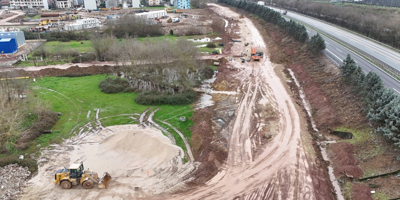 Alikahya TEM Bağlantı Yolu’nda çalışmalar tam gaz