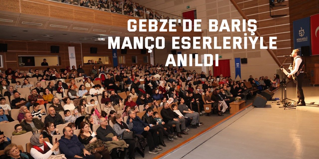 Gebze'de Barış Manço eserleriyle anıldı