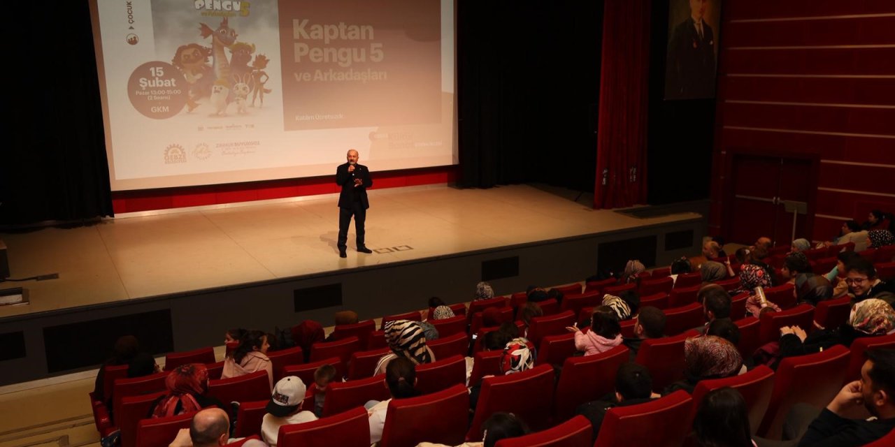 Büyükgöz, çocuklarla bir araya geldi