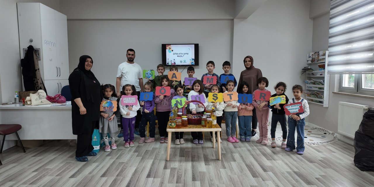 Alparslan Anaokulu’nda sıfır atık eğitimi verildi