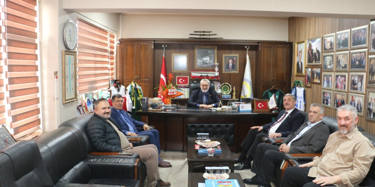 KASKF Başkanı Aydın’a tebrik ziyareti