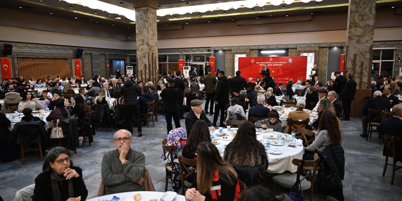 İlk iftar şehit aileleri ve gazilerle yapıldı