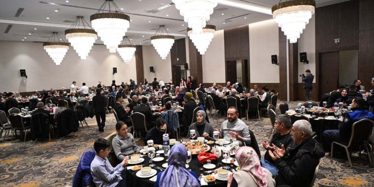 Şehit aileleri ile gaziler ve  yakınlarına iftar programı