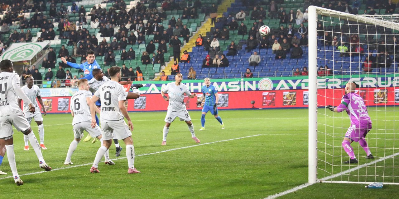 TRENDYOL SÜPER LİG:    Çaykur Rizespor: 2 - Kocaelispor: 0