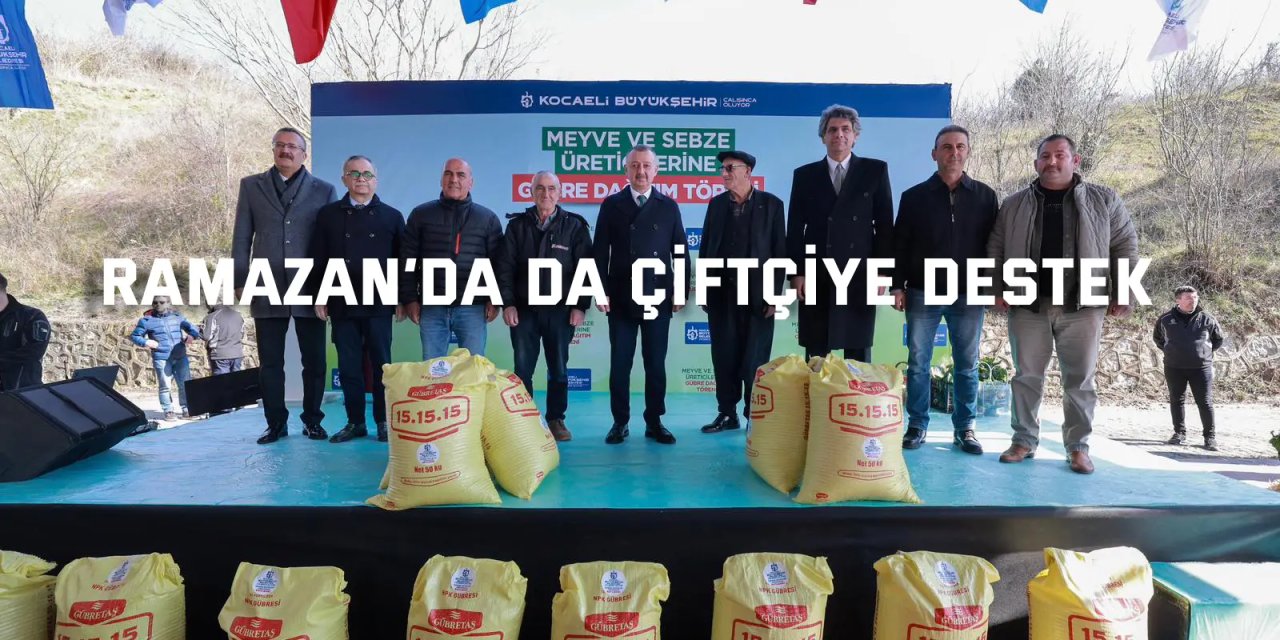 Büyükakın: “Çiftçimizin, üreticimizin  her zaman yanındayız”