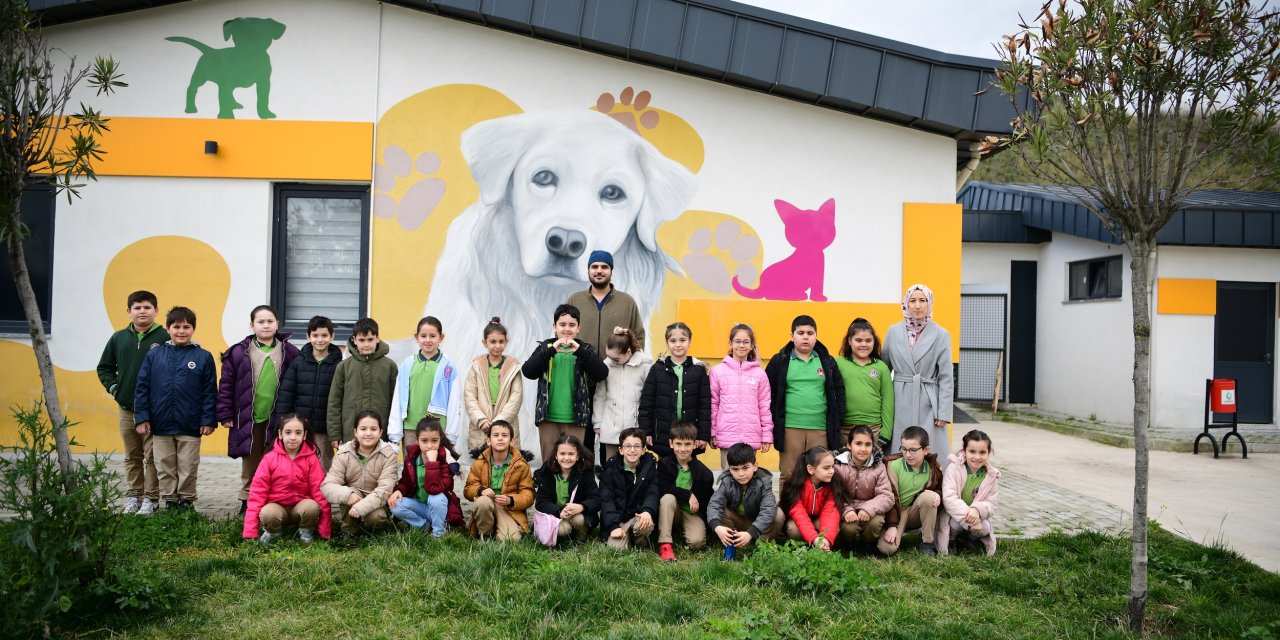 Çayırovalı miniklerden,  can dostlarımıza ziyaret