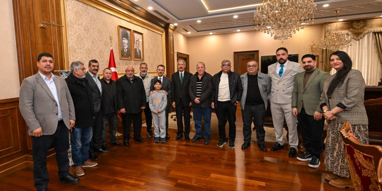 Romanlardan Vali Aktaş’a Ziyaret