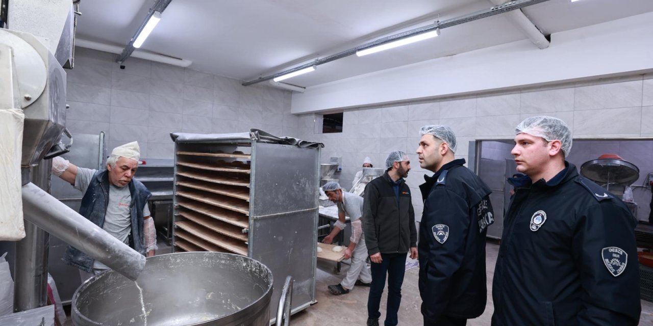 Gebze Belediyesi’nden Fırın Denetimi