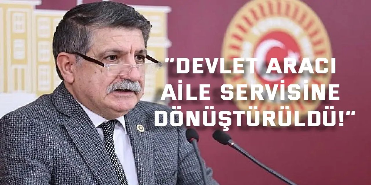 “Devlet Aracı Aile Servisine Dönüştürüldü!”