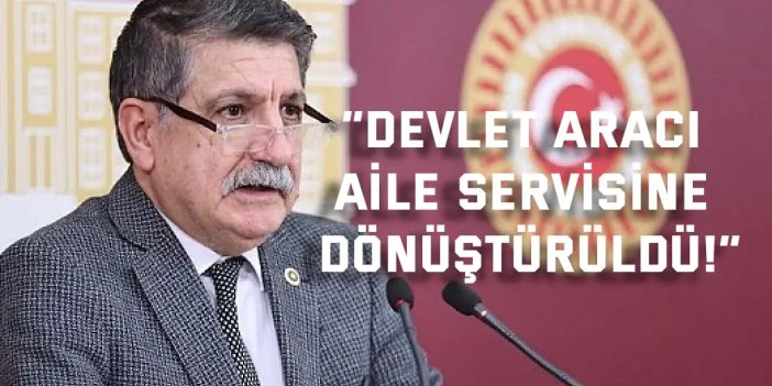 “Devlet Aracı Aile Servisine Dönüştürüldü!”