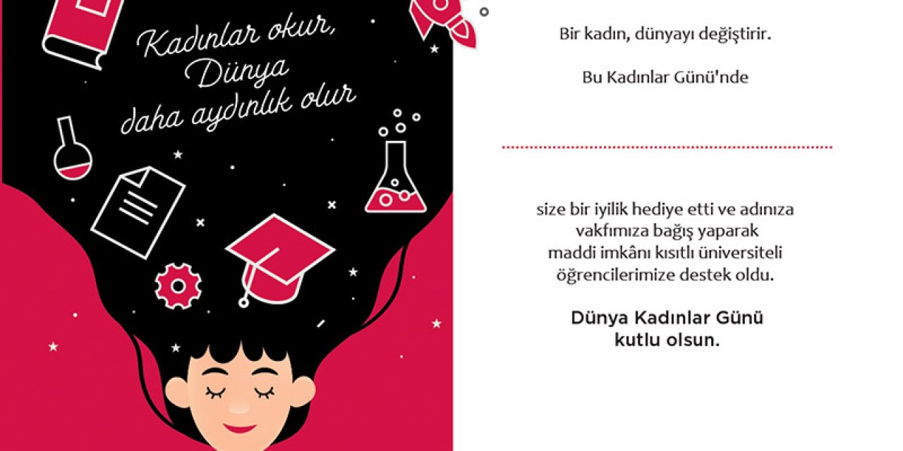 TEV’den 8 Mart Dünya Kadınlar  Günü’nde Eğitime Anlamlı Destek