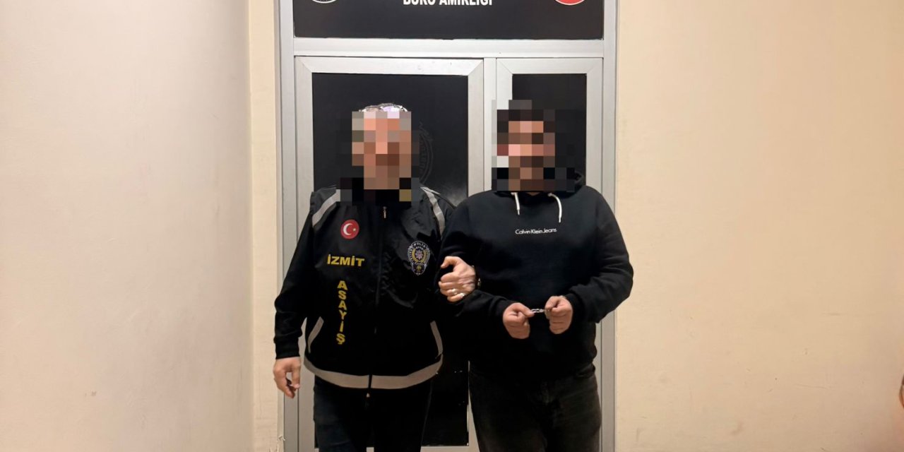 19 yıl hapis cezası ile aranan hırsız İzmit'te yakalandı