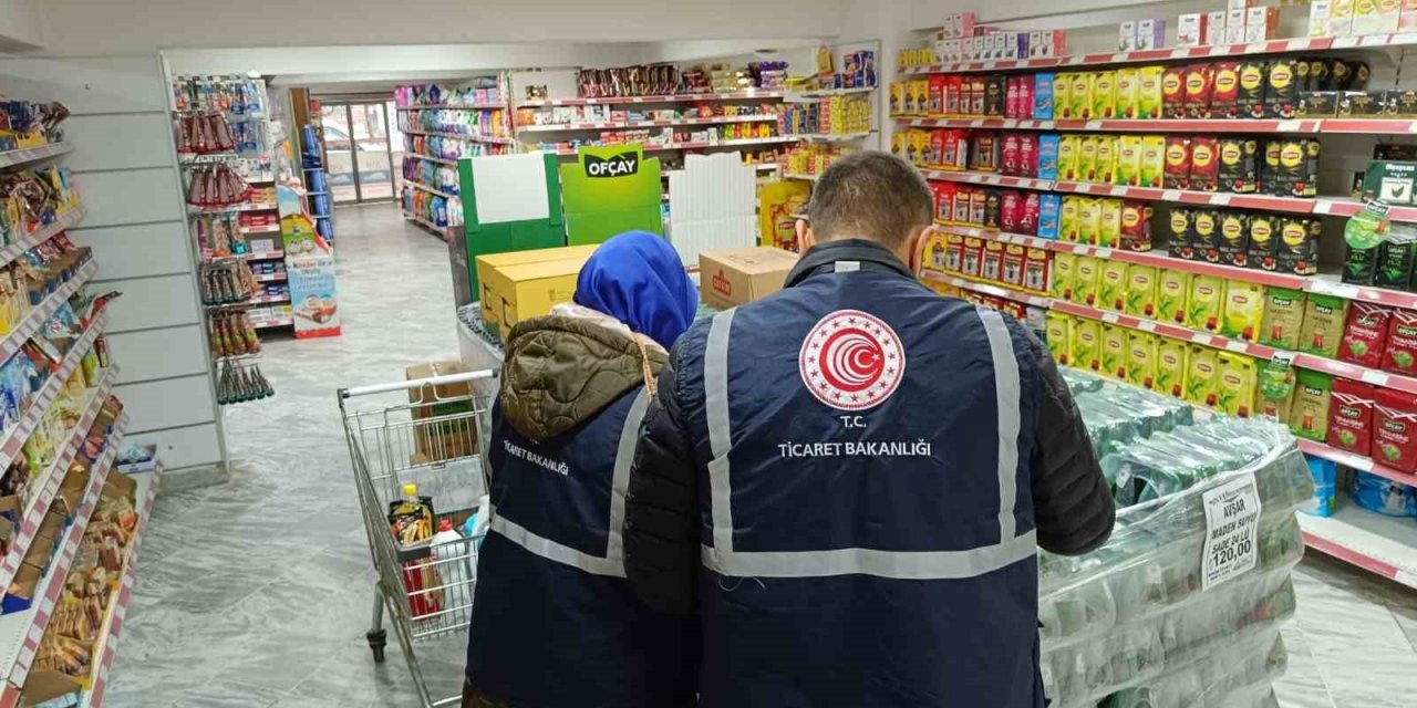 TİCARET BAKANLIĞI    Yılın ilk iki ayında 631 milyon   lira idari para cezası kesildi