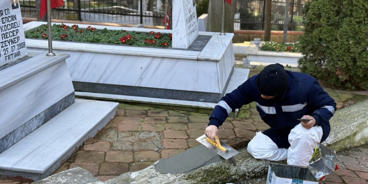 Kocaeli’de şehitlikler  18 Mart’a hazırlanıyor