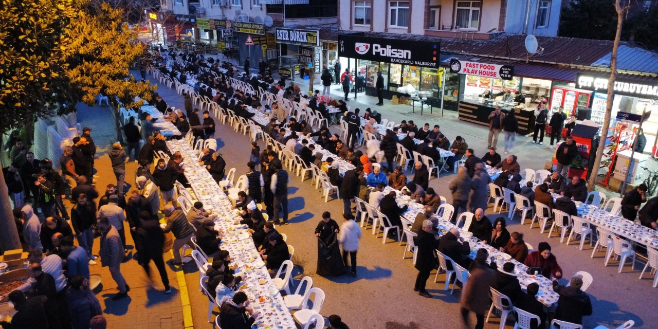 1200 Kişilik İftar Sofrası Kuruldu