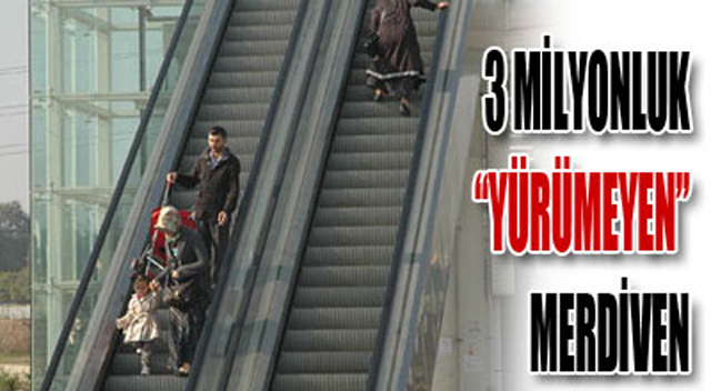 3 milyonluk yürümeyen merdiven