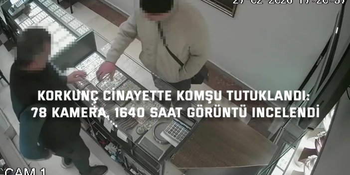 Körfez’deki korkunç cinayette komşu tutuklandı: 78 kamera, 1640 saat görüntü incelendi