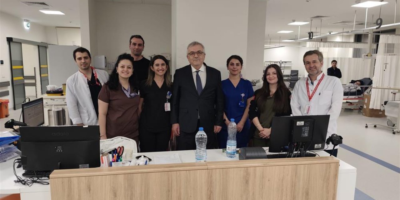 Kocaeli Şehir Hastanesi’ne Gece Ziyareti