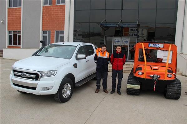 Kocaeli AFAD’a “amfibik” özel araç 