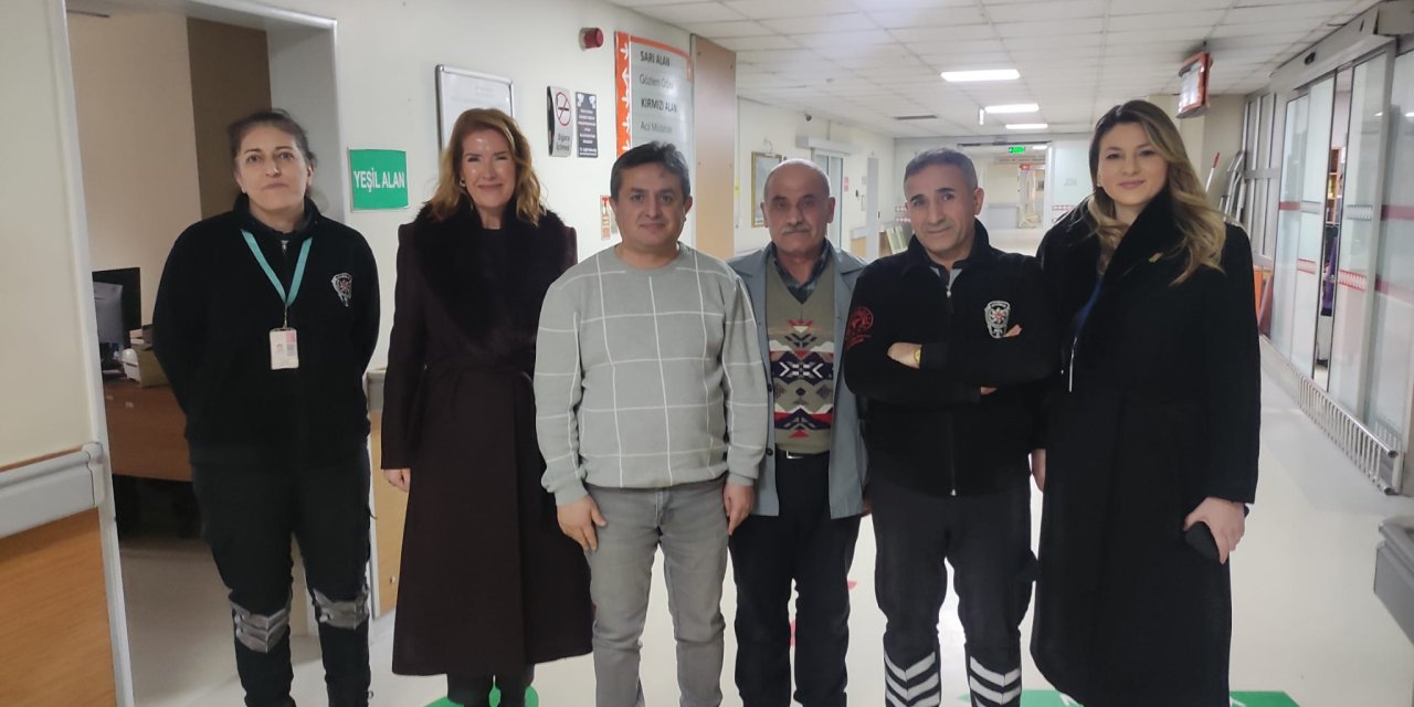 Sağlık çalışanlarına ziyaret