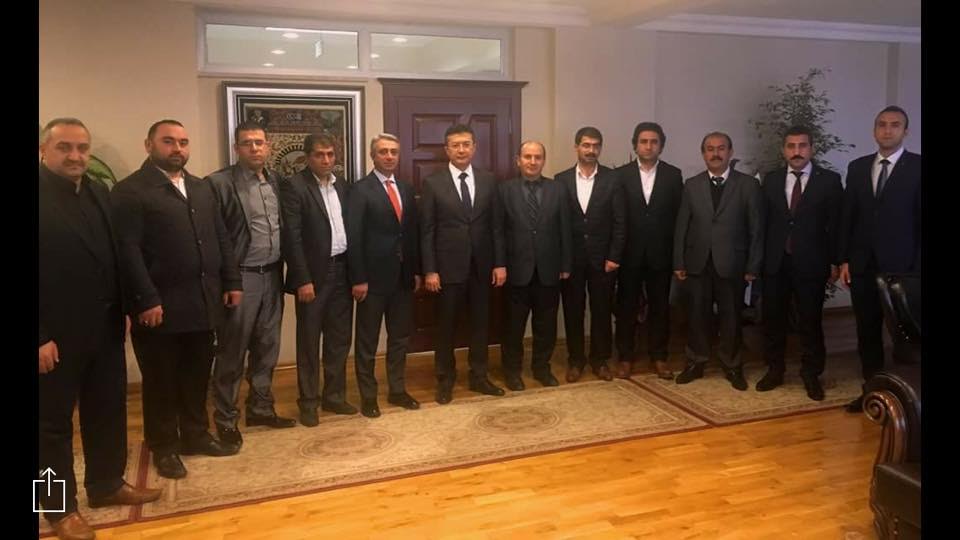 Derneklerden Alkan’a hoş geldin ziyareti 