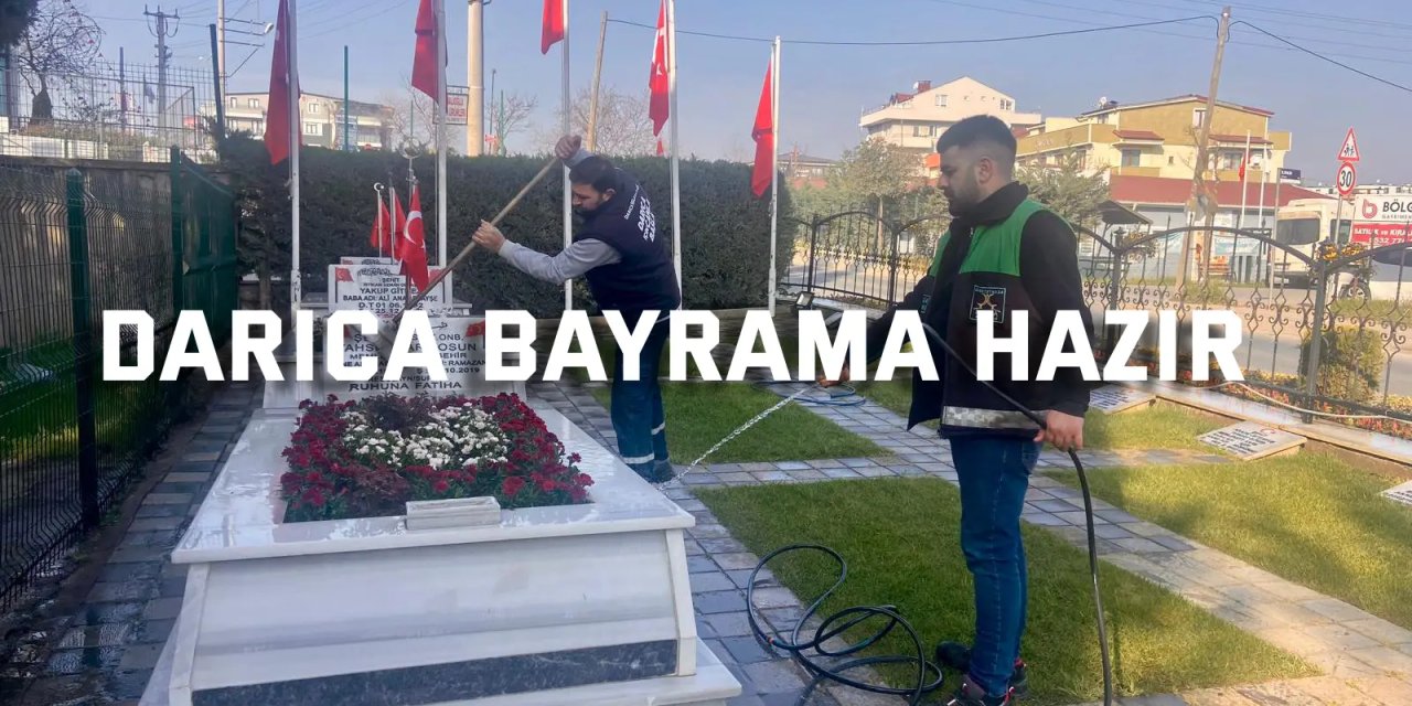Darıca bayrama hazır