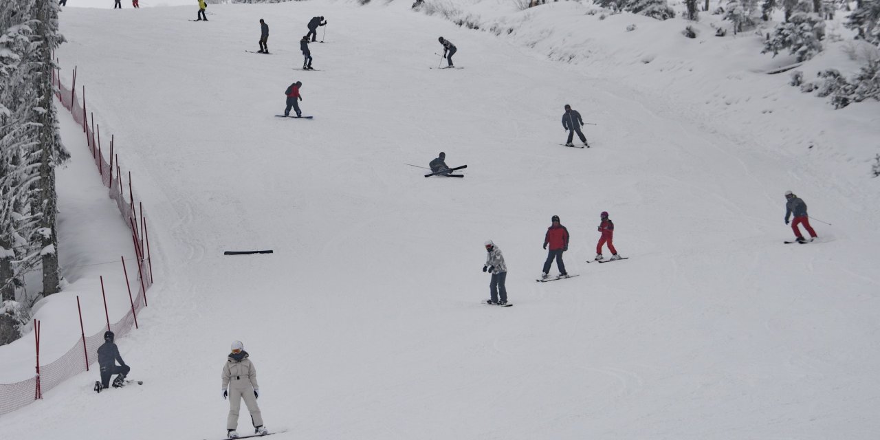 Batı Karadeniz’in en uzun  pisti sahip Ilgaz Dağında