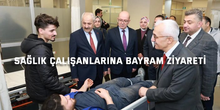 Büyükgöz, Bayram Öncesi Kamu Personelini Ziyaret Etti